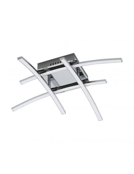 EGLO 96305 - NEVADO LED Ceiling Light in Chrome Aluminum and Acrylic