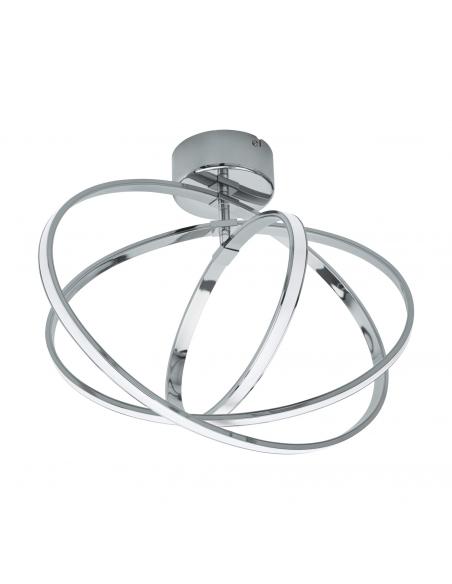 EGLO 96306 - SELVINA LED Ceiling Light in Chrome Aluminum and Acrylic
