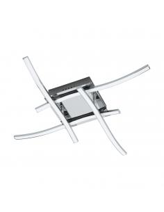 EGLO 96327 - VALMORA LED Ceiling Light in Chrome Aluminum and Acrylic
