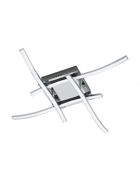 EGLO 96327 - VALMORA LED Ceiling Light in Chrome Aluminum and Acrylic