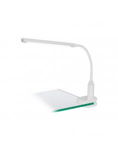 EGLO 96434 - LAROA Lámpara de Pinza LED en Acrílico blanco