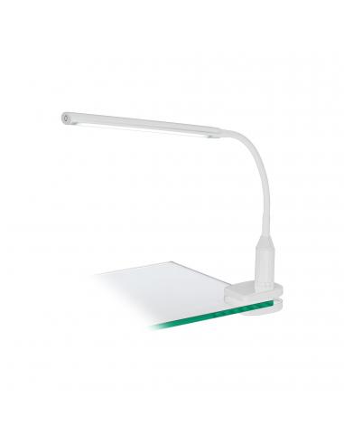EGLO 96434 - LAROA LED Clip Lamp in White Acrylic