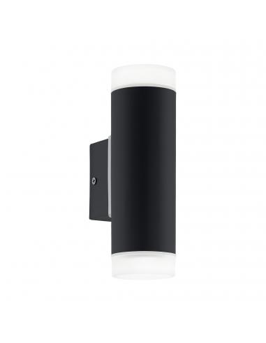 EGLO 96505 - RIGA-LED Outdoor LED Wall Light in Black Galvanized Steel and Acrylic