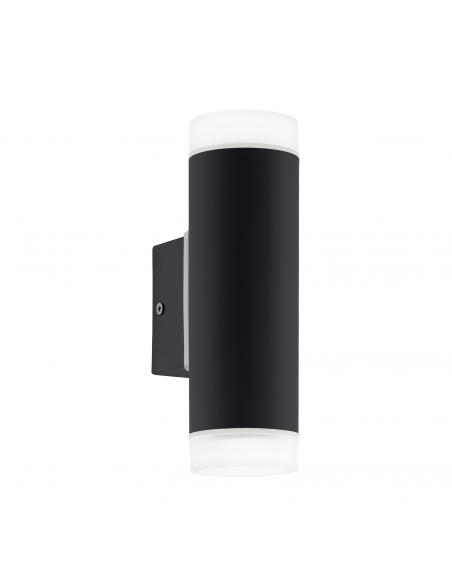 EGLO 96505 - RIGA-LED Outdoor LED Wall Light in Black Galvanized Steel and Acrylic