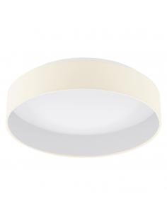 EGLO 96537 - PALOMARO 1 LED Ceiling Light in White Acrylic and Textile