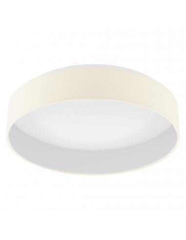 EGLO 96537 - PALOMARO 1 LED Ceiling Light in White Acrylic and Textile