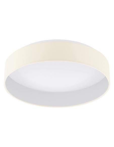 EGLO 96537 - PALOMARO 1 LED Ceiling Light in White Acrylic and Textile