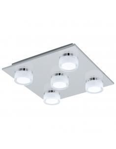 EGLO 96544 - ROMENDO 1 LED Ceiling Light in Chrome Steel and Acrylic