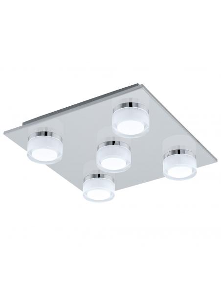 EGLO 96544 - ROMENDO 1 LED Ceiling Light in Chrome Steel and Acrylic