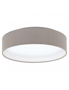 EGLO 31589 - PASTERI LED Ceiling Light in Acrylic, white steel and Textile