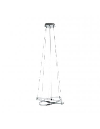 EGLO 96639 - NEBREDA LED pendant lamp in Steel, aluminum chrome and Acrylic