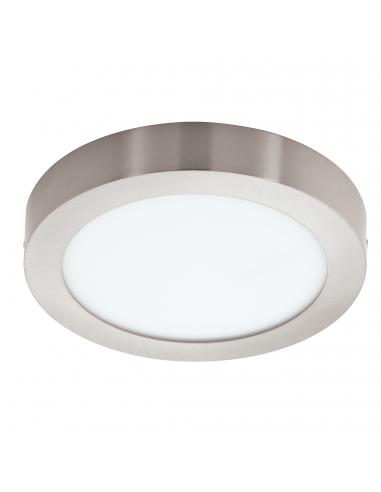 EGLO 96677 - FUEVA-C LED Surface Lamp in Die-cast Nickel-Matte Metal and Acrylic
