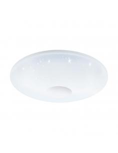 EGLO 96684 - VOLTAGO-C LED ceiling light in white steel and acrylic with glass effect