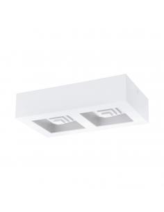 EGLO 96792 - FERREROS Plafón LED en Acero blanco y Acrílico