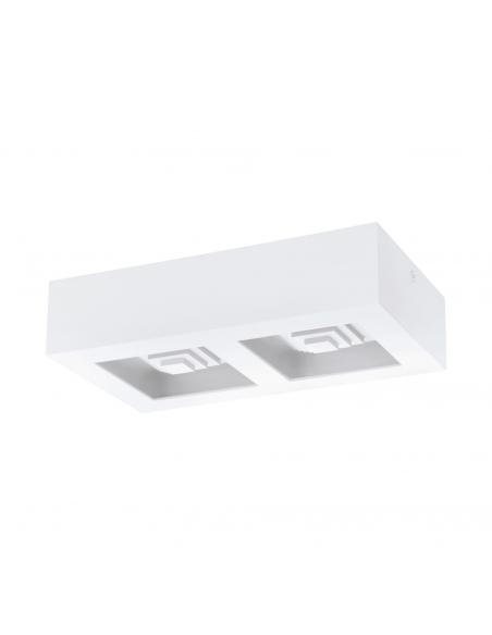 EGLO 96792 - FERREROS LED Ceiling Light in White Steel and Acrylic