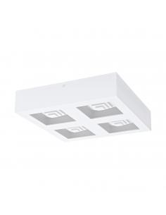 EGLO 96794 - FERREROS Plafón LED en Acero blanco y Acrílico