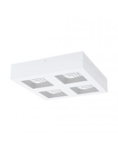 EGLO 96794 - FERREROS LED ceiling light in white steel and acrylic