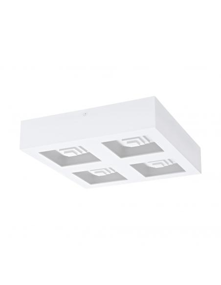 EGLO 96794 - FERREROS LED ceiling light in white steel and acrylic