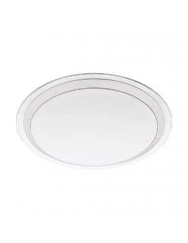 EGLO 96818 - COMPETA-C LED Ceiling Light in White Steel and Acrylic