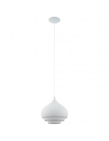 EGLO 96883 - CAMBORNE Living Room Lamp in White Steel