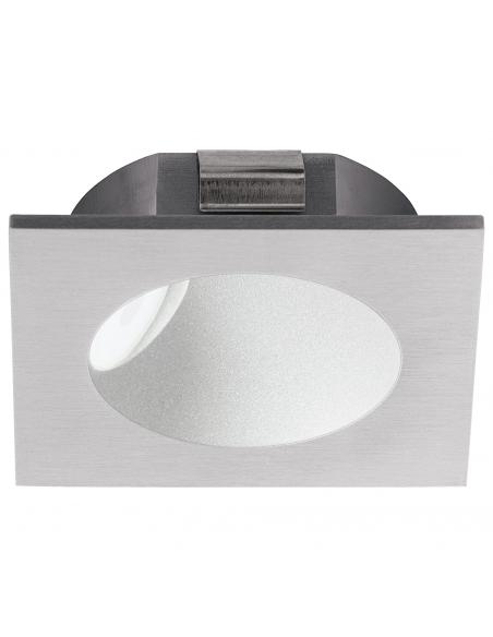 EGLO 96902 - ZARATE Recessed LED Lamp in Cast Aluminum, Silver and Acrylic