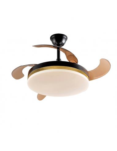 Fan Black-Gold Ø50 Dim - SCHULLER Vento