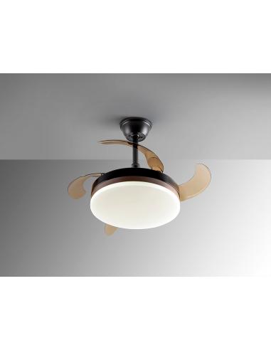 Black Mini Fan Ø40 Dim - SCHULLER Vento