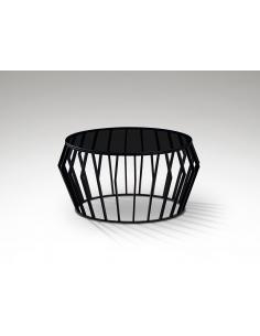 Matte Black Coffee Table -...