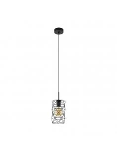 EGLO 97065 - ESTEVAU Living Room Lamp in Dark Brown Steel
