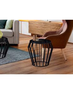 Matte Black Nightstand -... 2