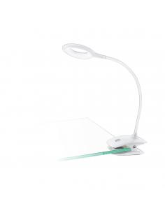 EGLO 97077 - CABADO LED Clamp Lamp in White Acrylic