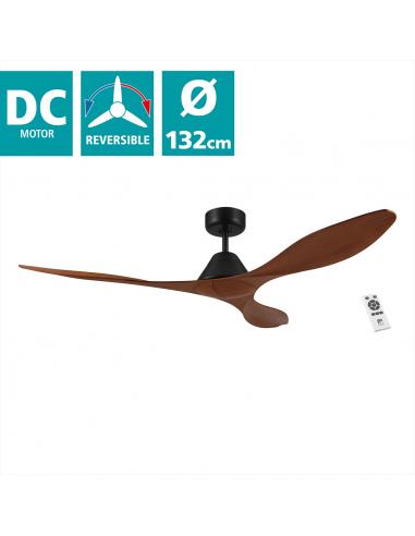 Black steel ceilingFan Ø132 - EGLO...