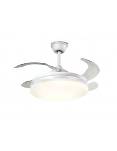 Fan White Ø50 Adjustable Remote Control - SCHULLER Vento