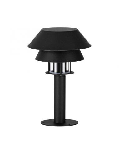 Black steel plinth lamp - EGLO Chiappera