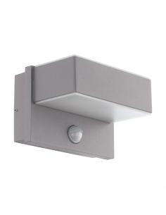 EGLO 97159 - AZZINANO Outdoor wall light with motion sensor in galvanized steel silver and acrylic