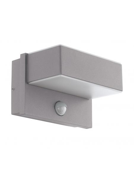 EGLO 97159 - AZZINANO Outdoor wall light with motion sensor in galvanized steel silver and acrylic