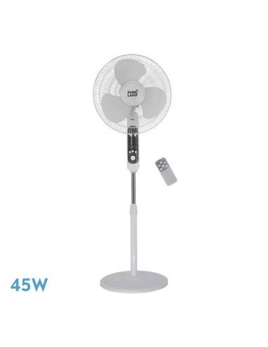 Ventilador De Pie Calma Bl.3 Vel.45w.3 Aspas  43 D C/ Remoto.temporizador 0,5h-7,5h