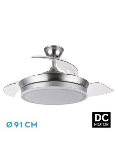 Fan Ø91 Nickel - FABRILAMP Bayomo