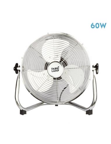Libis Industrial Fan 60w Chrome 40d 3 Speeds 44x48.5x27.5 Cm
