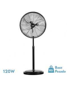 Africo 120w Black Regx55x55 Cm 3 Speed Fixed And Rotating Standing Fan
