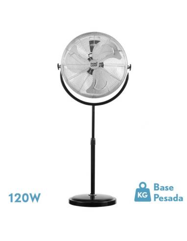 Trascias 120w Black Regx55x55 Cm 3 Speed Adjustable Standing Fan