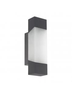 EGLO 97222 - GORZANO Outdoor LED Wall Light in Galvanized Steel Anthracite and Acrylic