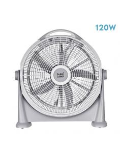 Fresh Gray Desktop Fan 120w 3 Speeds. 5 Adjustable Grey Blades 62x58x16 Cm