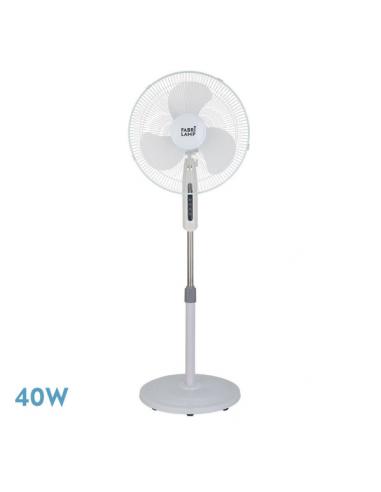 Etesio White 3 Speed 40w Oscillating 3 White Blade Regx43x40 Cm Standing Fan