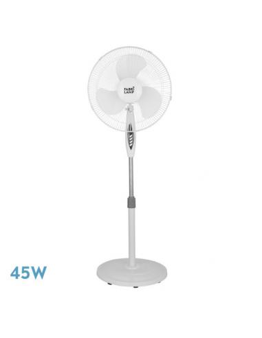 Bise Blanc 3 Speed 45w Regx43x40cm Oscillating 3 White Blade Floor Fan With Remote And Timer