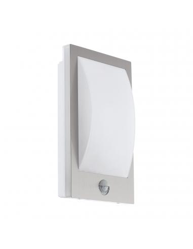 EGLO 97238 - VERRES Outdoor wall light with motion sensor in stainless steel, stainless steel plastic, white and Acrylic