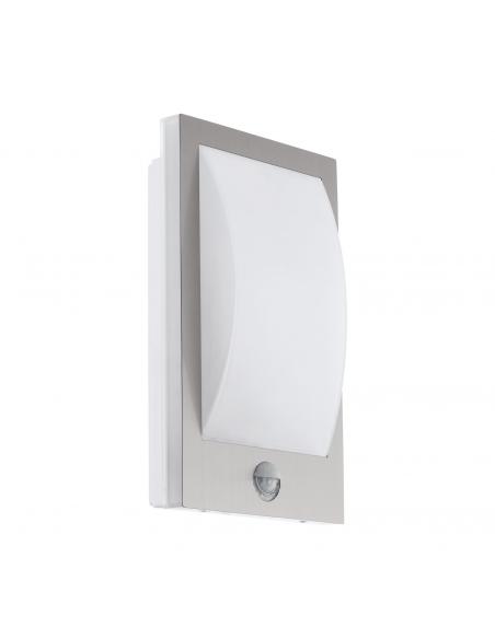 EGLO 97238 - VERRES Outdoor wall light with motion sensor in stainless steel, stainless steel plastic, white and Acrylic