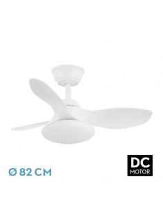 Fan Dc Paramo 36w 2880lm White 3 Blades 82d 3000k,4500k,6000k,remote+tempor+memory
