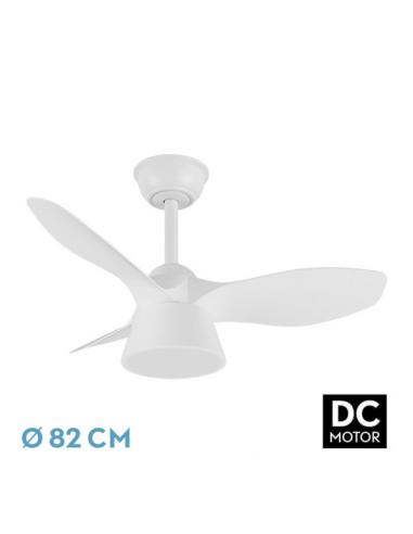 Fan Dc Cubic 36w 2680lm White 3 Blades 82d 3000k,4500k,6000k,remote+tempor+memory