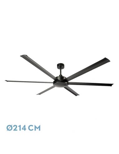 Fan Dc Samson Black Without Light 6asp 214d With Remote And Timer